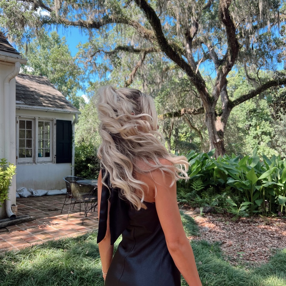 Elegant Black Bridesmaid Dress